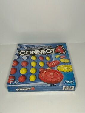 Hasbro Connect 4 Strategy Game - Red and Yellow Pieces